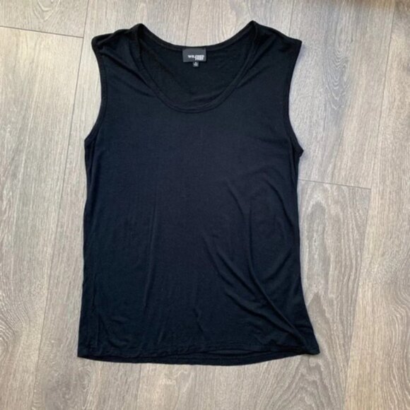 Aritzia Wilfred Free Muscle Tank Top T-shirt Sleeveless Black Size XS - Picture 4 of 8